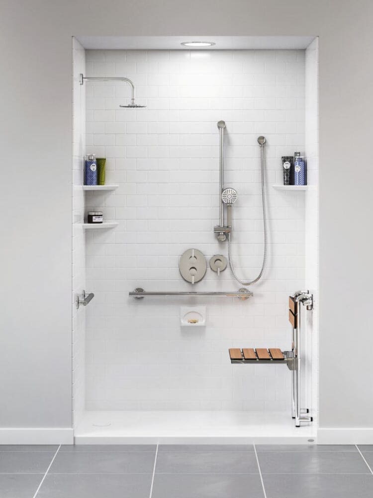 barrier free shower