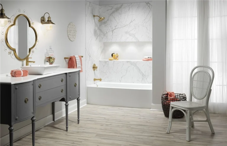 Bathroom upgraded to incorporate ADA and safety features.